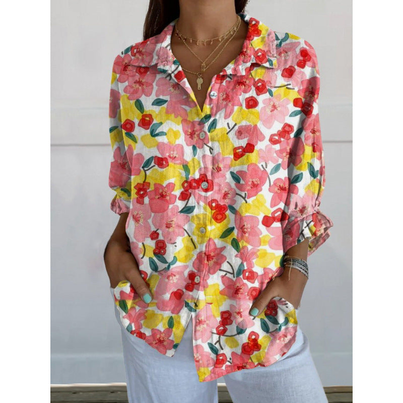 Summer European And American Trendy Long Sleeve Shirt
