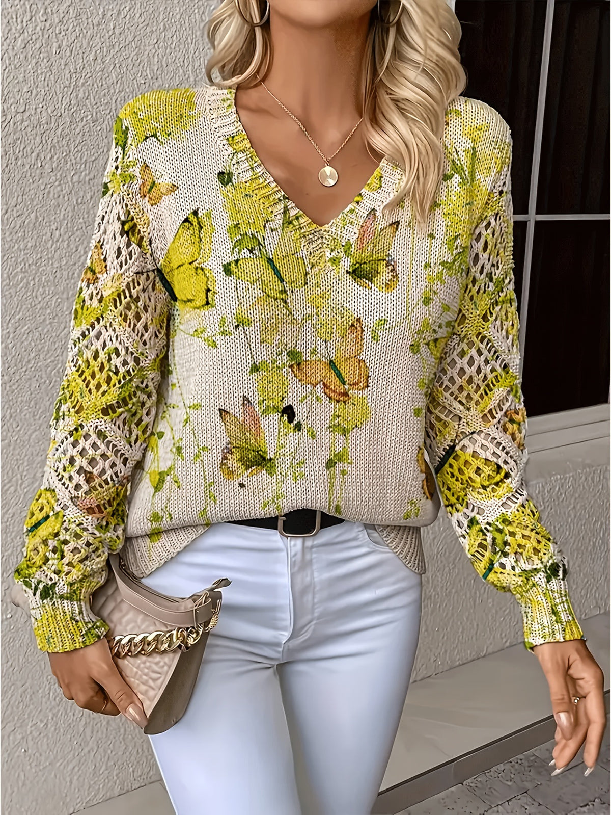 Pullover Long Sleeve Spring and Autumn Sweater