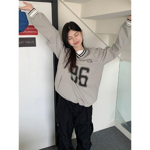Sweet V-Neck Loose Knit Sweater