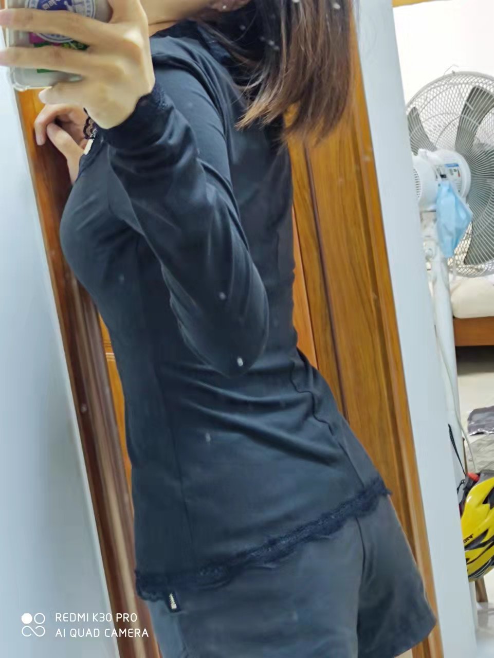 Lace Trim Button-Up Stretch Cardigan