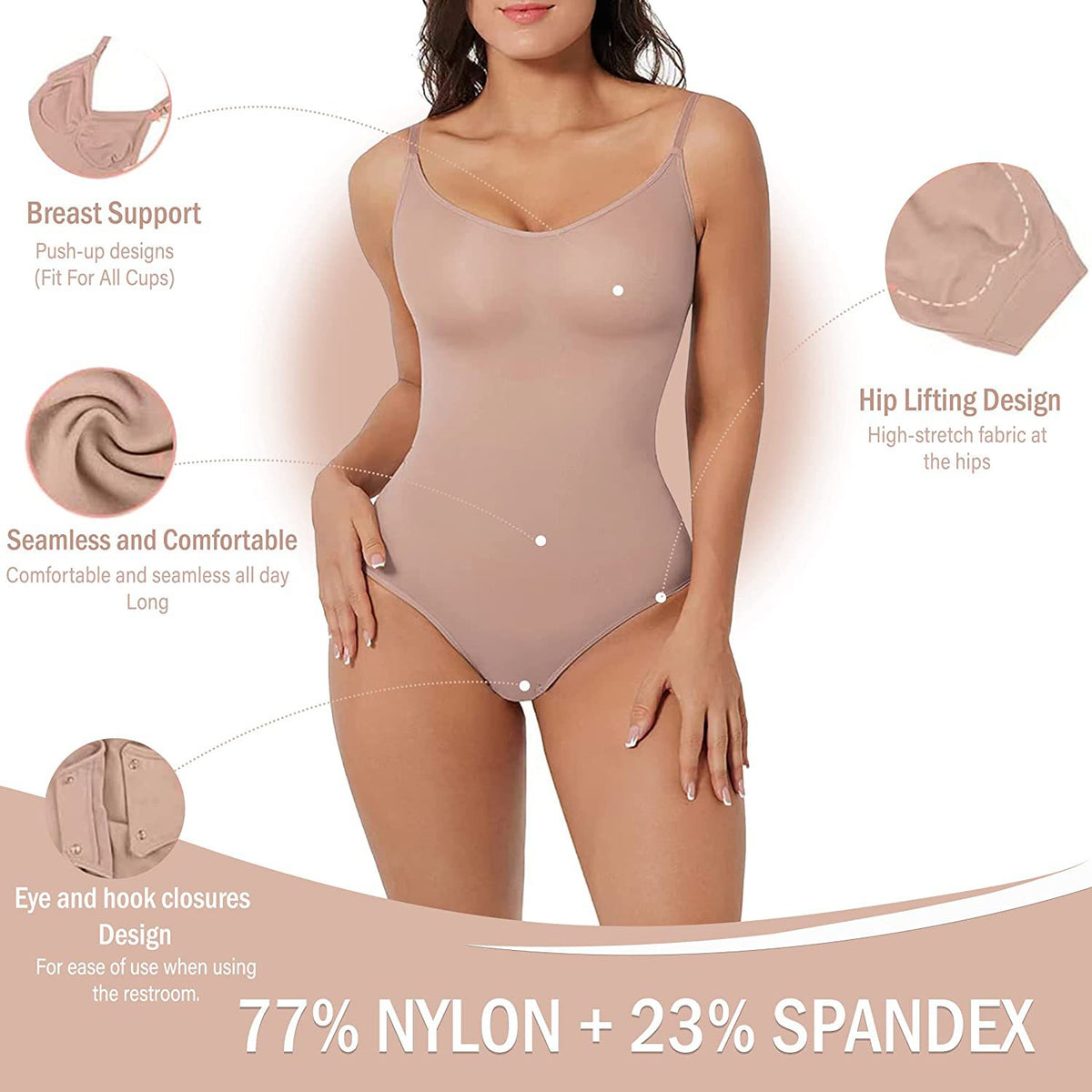 Seamless High-Waist Shaper Panties & Hip Lifter