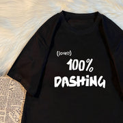 Vibrant Letter Print Short‑Sleeve Top – Stylish & Comfortable