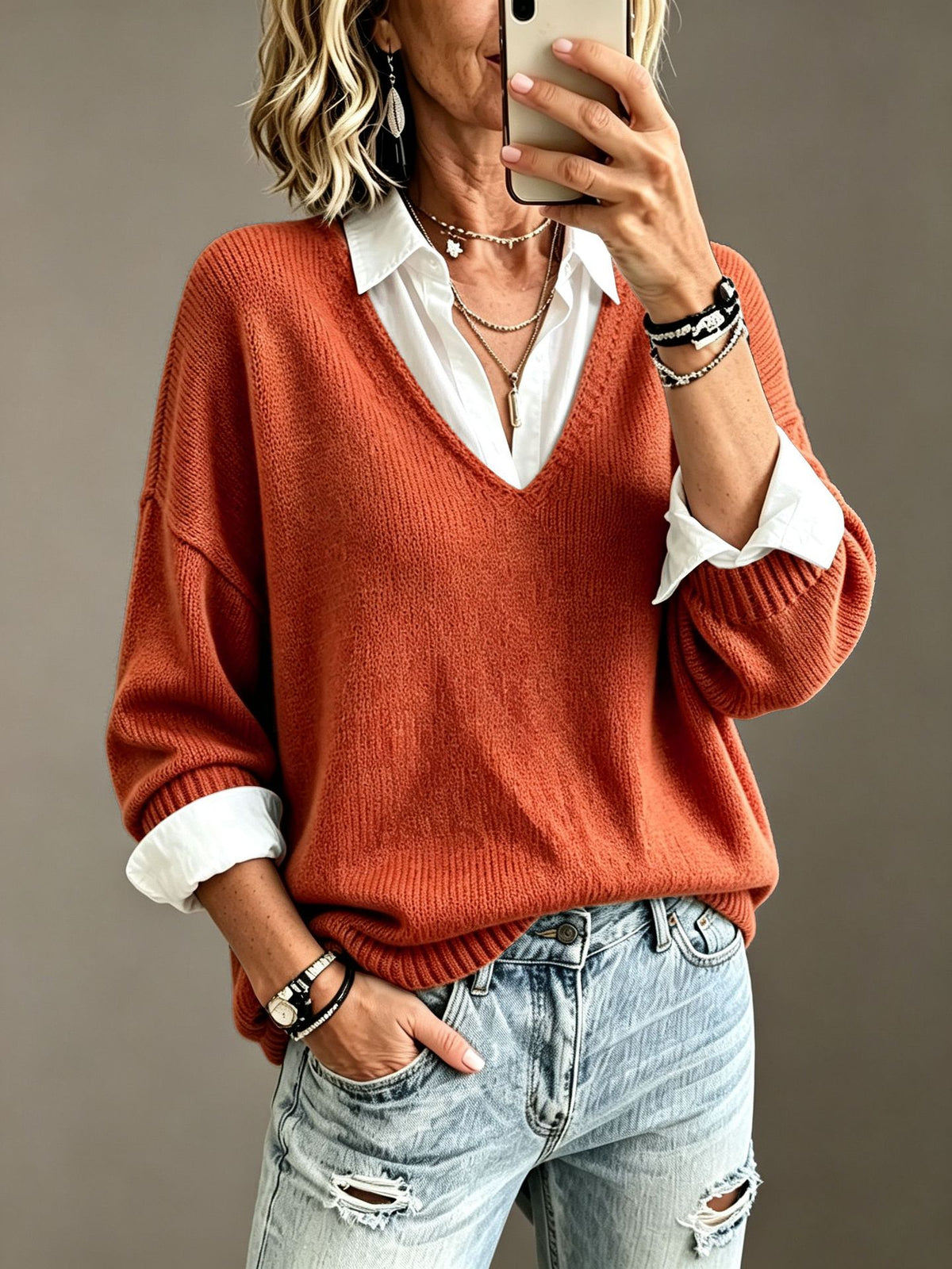 Everyday Casual Elegant Long-sleeve Sweater