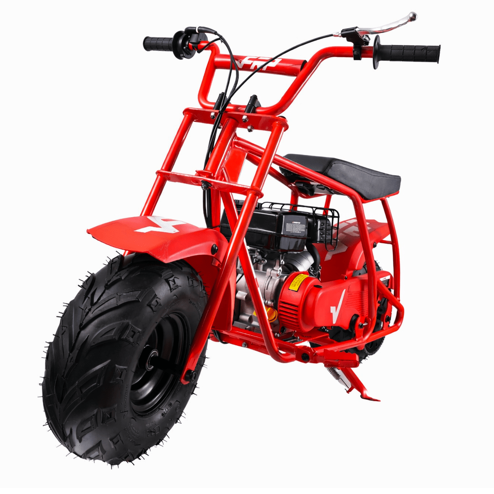 100cc Gas Mini Bike for Adults – 4‑Stroke Engine, 28 MPH Top Speed, 10,000 km Lifespan, 220 lb Capacity