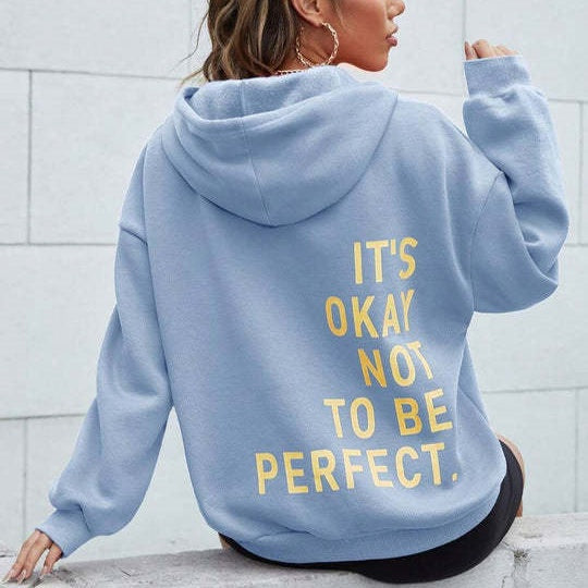 Women's Letter Print Casual Long Sleeve Sweatshirt