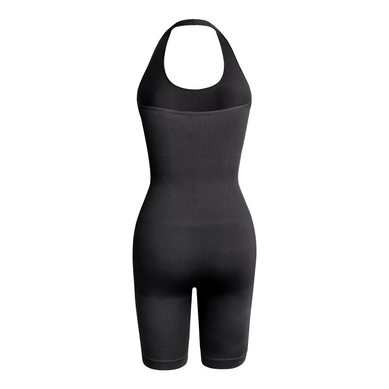 Halter Backless Slim-Fit Shaping Jumpsuit