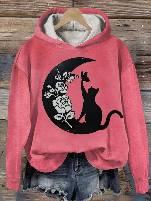 Bold 3D Digital Print Hip Hop Pullover Hoodie