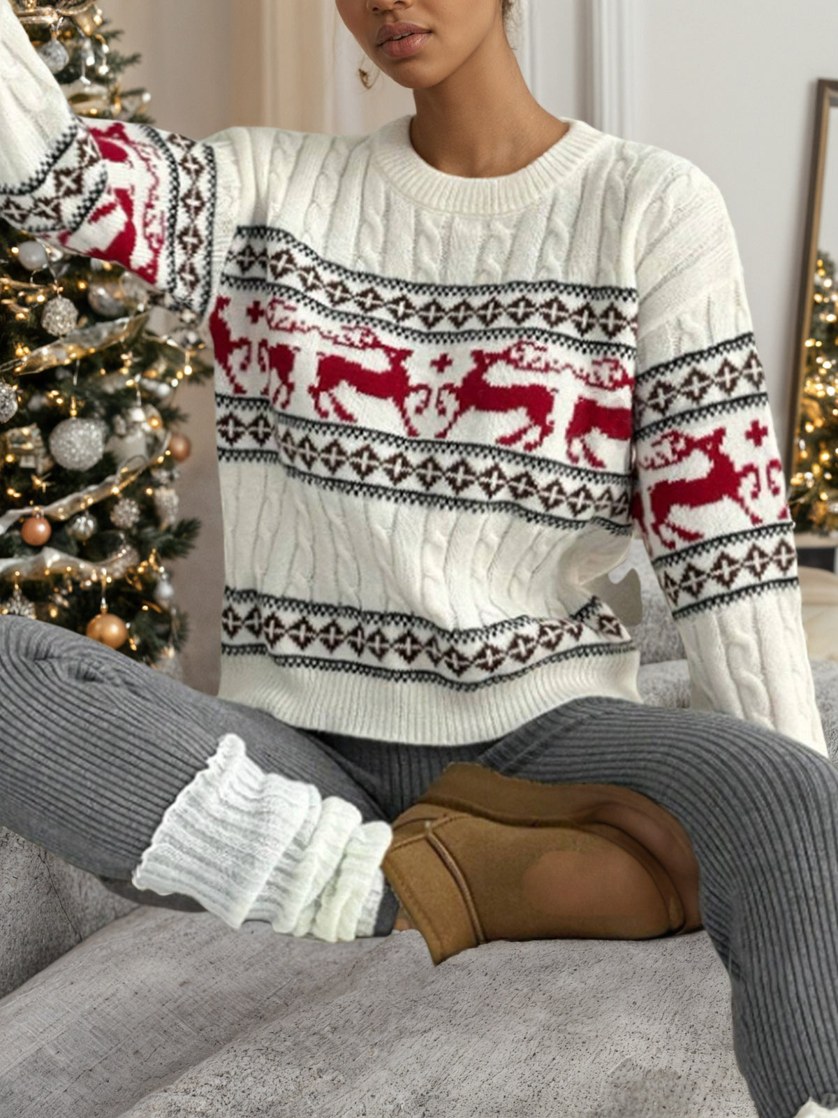 Holiday Atmosphere Christmas Sweater for Women