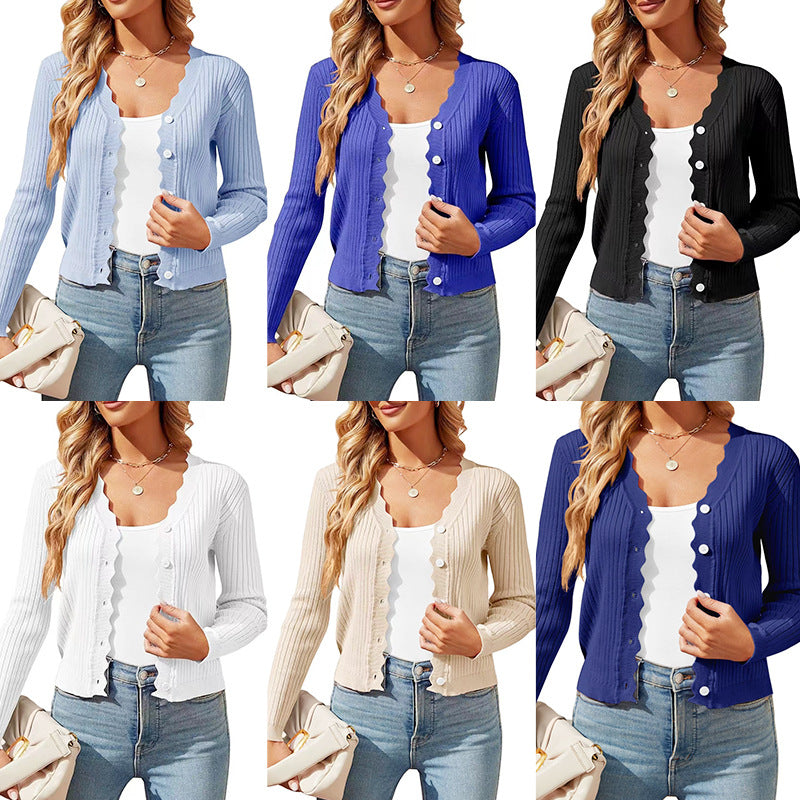Early Autumn New Women's Knitted Cardigan Top