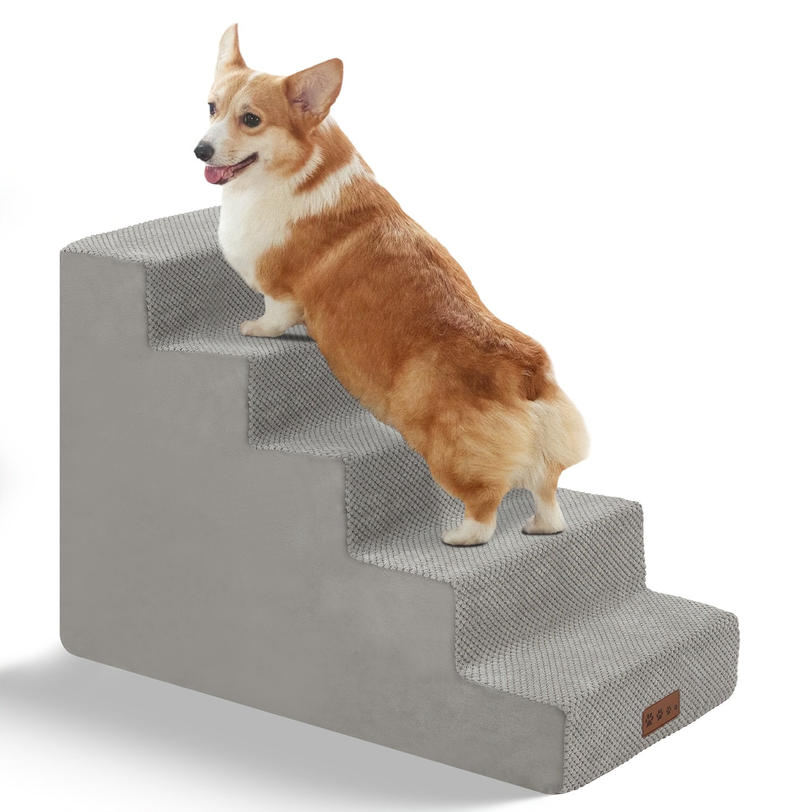 2, 3, 4, 5 Step Dog Stairs - Non-slip, Washable, Pet Stairs For Small/medium/large Dogs