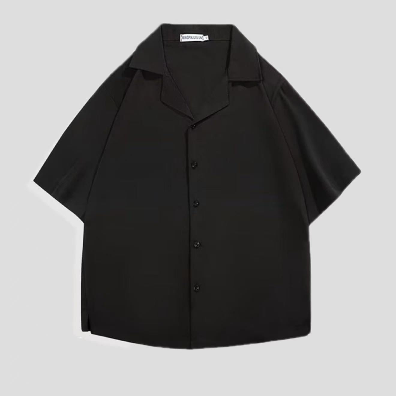 Men's Fashionable Loose Casual Short-Sleeve Shirt