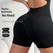 Sleek Backless One-Piece Yoga Bodysuit for Active Women