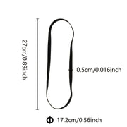 Turntable Drive Belt for Vinyl Record Player – Folded Length 270 mm, Diameter 172 mm, Width 5 mm, Thickness 0.6 mm