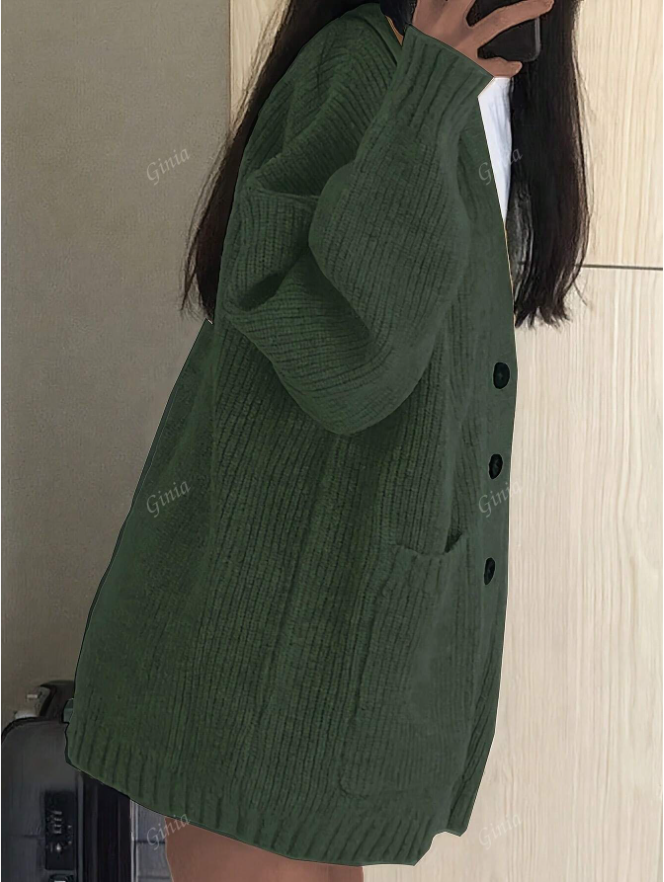 Women's Fashionable & Elegant Knitted Cardigan Sweater, Autumn Winter New Arrival