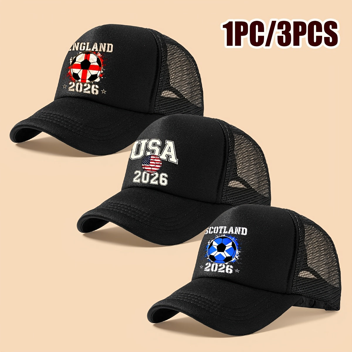 Breathable Sports Trucker Hat for Kids - Adjustable Baseball Cap for Outdoor Activities