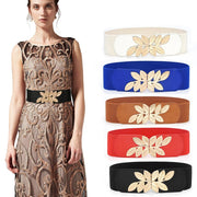Vintage Engraving Leaf Belt for Women