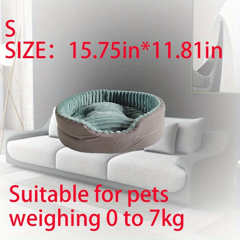 Luxurious Dog Bed - Plush Bite-resistant & Kennel, All-season Orthopedic-like Support, Machine Washable Pet Bed With Easy-clean Surface, No Assembly Needed - For Large, Medium, Small, Extra-small