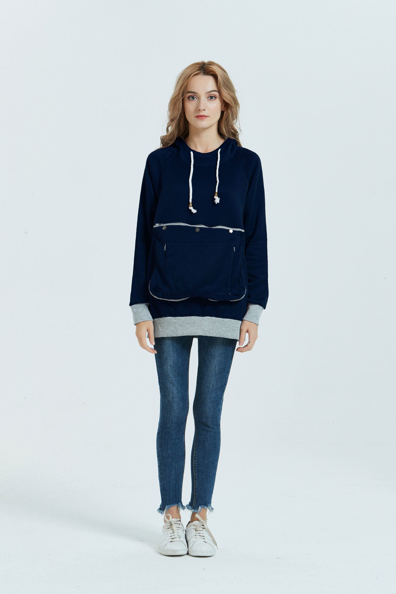 Cozy Oversized Cotton Pullover Sweater for Women