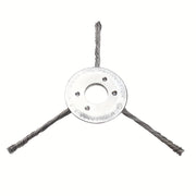 9‑Inch Heavy‑Duty Steel Wire Weed Cutter Head – Rotating Brush Attachment for Grass, Weed & Moss, Compatible with Brush Cutters and Lawn Mowers