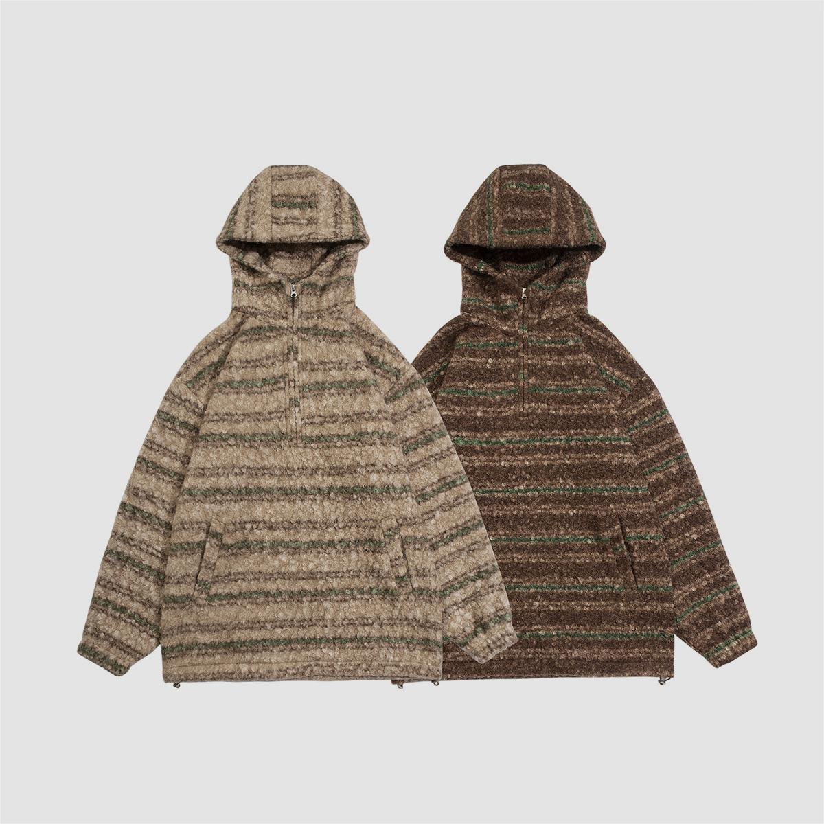 Women's Half-Zip Retro Pullover Sweater