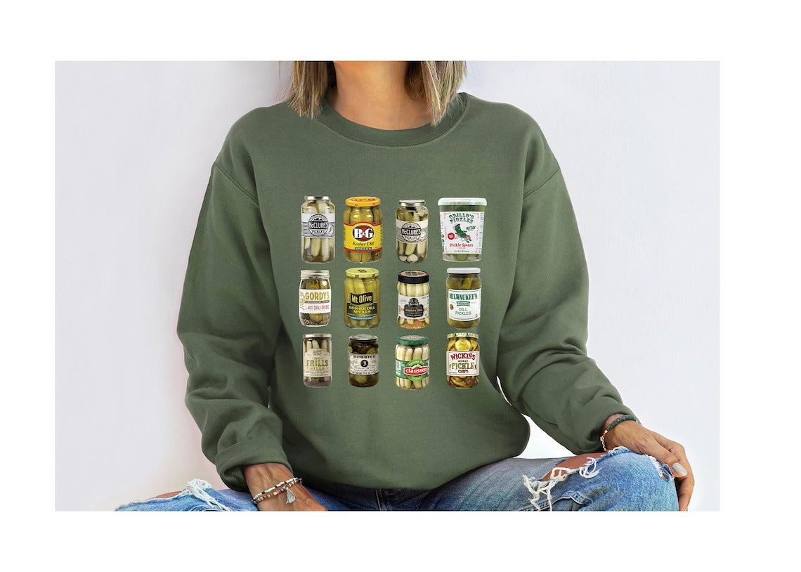 Women's Loose Letter Print Round Neck Pullover Sweater
