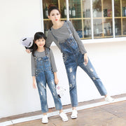 Cute Parent-Child Denim Overalls Set for Spring & Summer