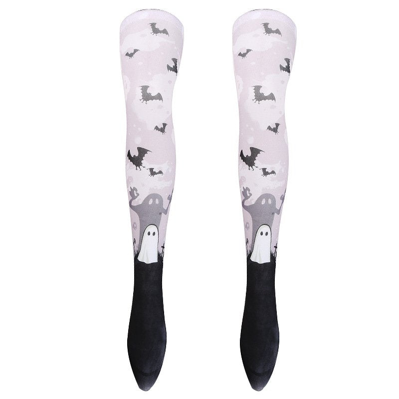 Spooky Bat Spider Stockings for Women