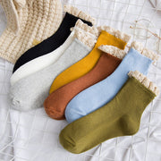 Soft Breathable Lace Socks for Women