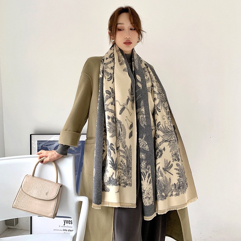Stay Warm in Style with Soft Shawl Neck Wrap
