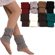 Warm Leg Boot Covers Woolen Leg Warmers for Women