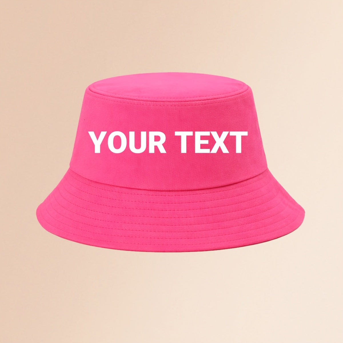 Personalized Bucket Hat for Kids with Custom Name and Slogan