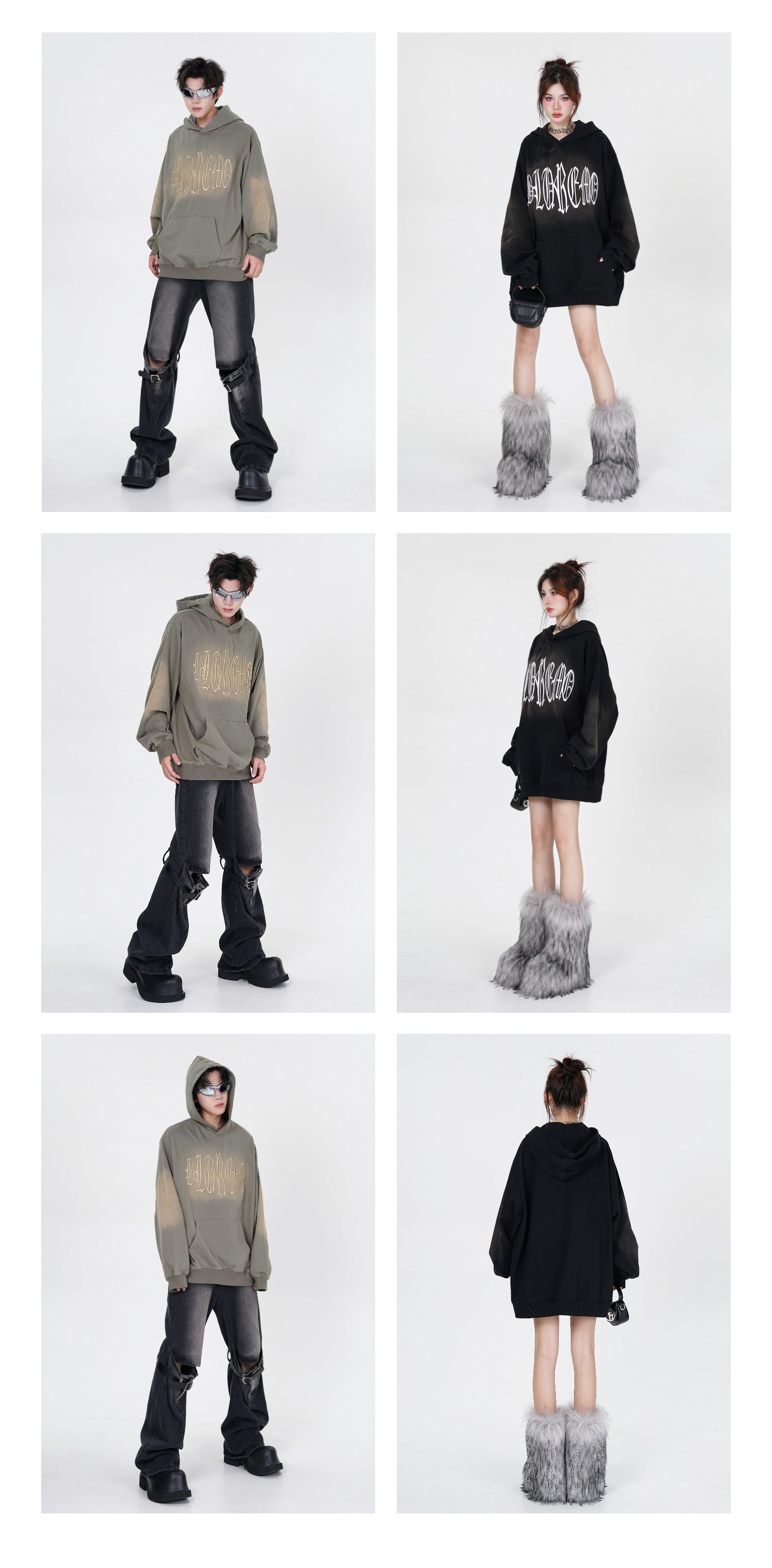 Embroidered Letter Pullover Streetwear Sweater