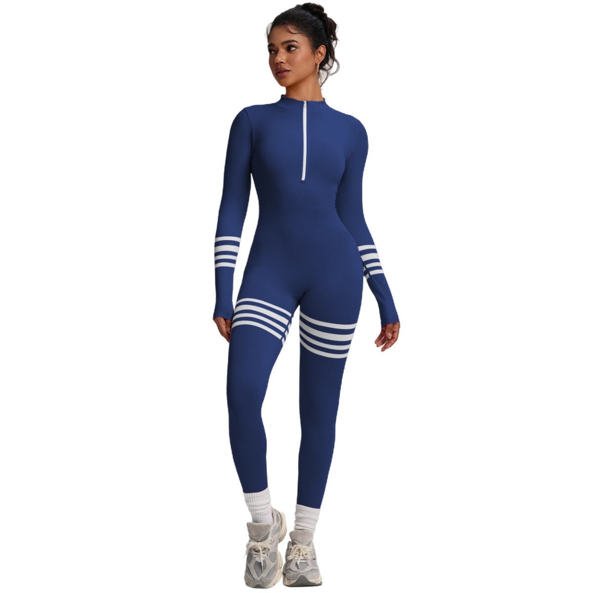 Women's Active Long-Sleeve Sports Romper