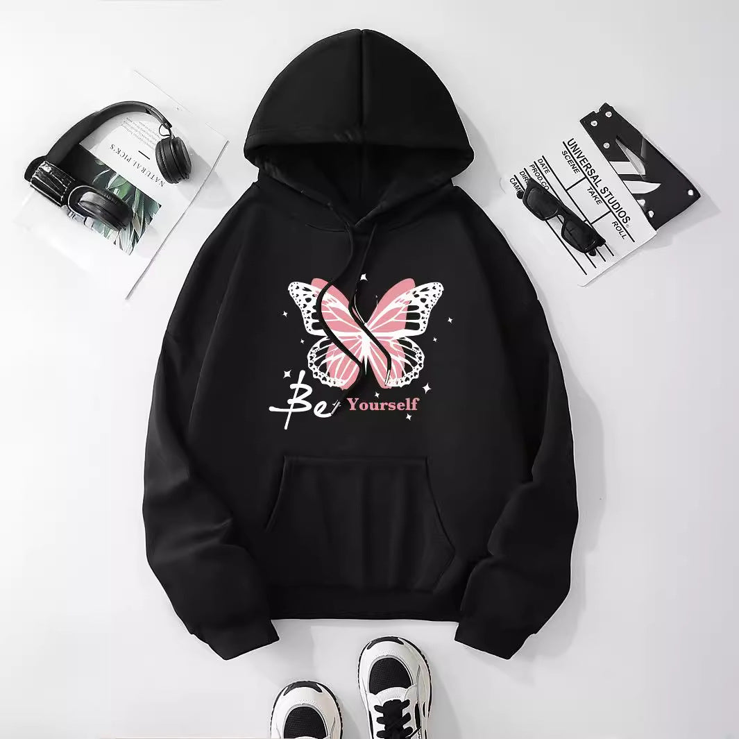 Butterfly Be Yourself Women's Graphic Hoodie