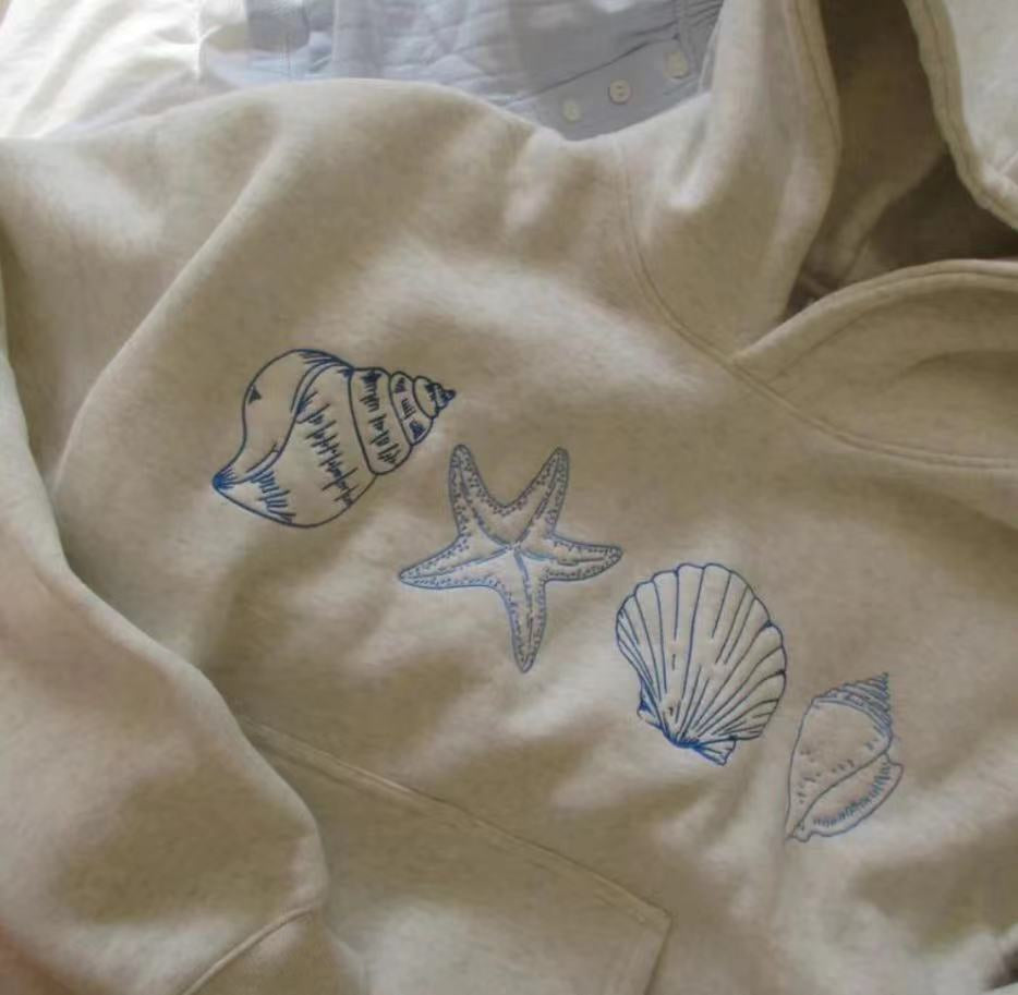 Men's Casual Drop-Shoulder Printed Pullover Hoodie