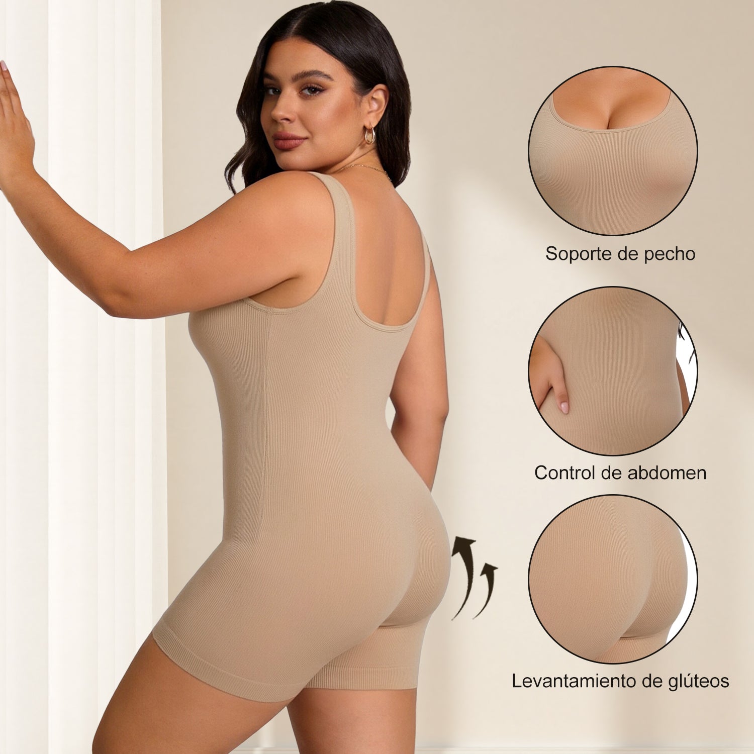 Women's Tummy Slimmer Waist Trainer Bodysuit Shapewear