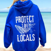 Trendy 3D Letter Print Women's Loose Pullover Sweatshirt