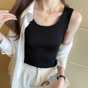 Slim-Fit Sleeveless Top – Layered or Standalone Urban Style