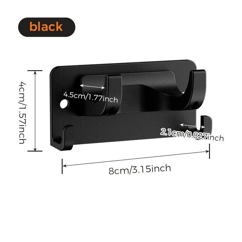 Wall‑Mounted ABS Plastic Up‑and‑Down Hook for Tools and Kitchen Utensils