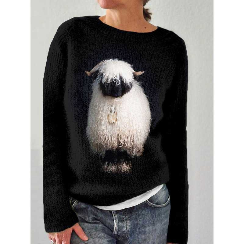 Women's Sweater Pattern Pullover Casual