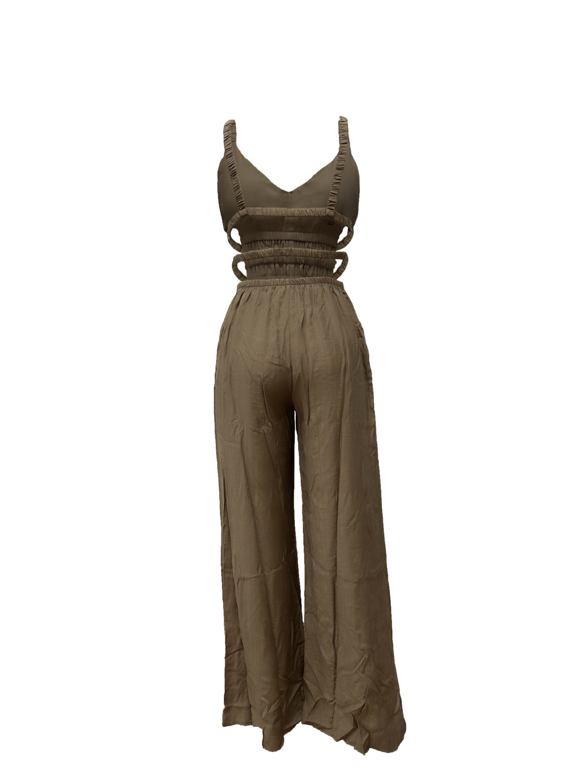 Chic Backless Wide-Leg Jumpsuit for Women