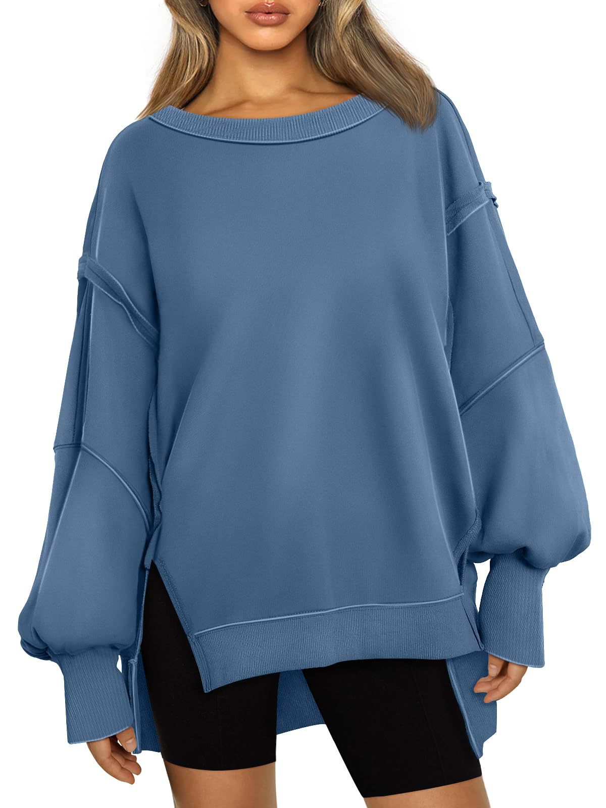 Women's Cozy Hooded Round-Neck Casual Sweatshirt