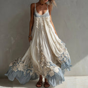 Womens Floral Print Dress Elegant and Chic