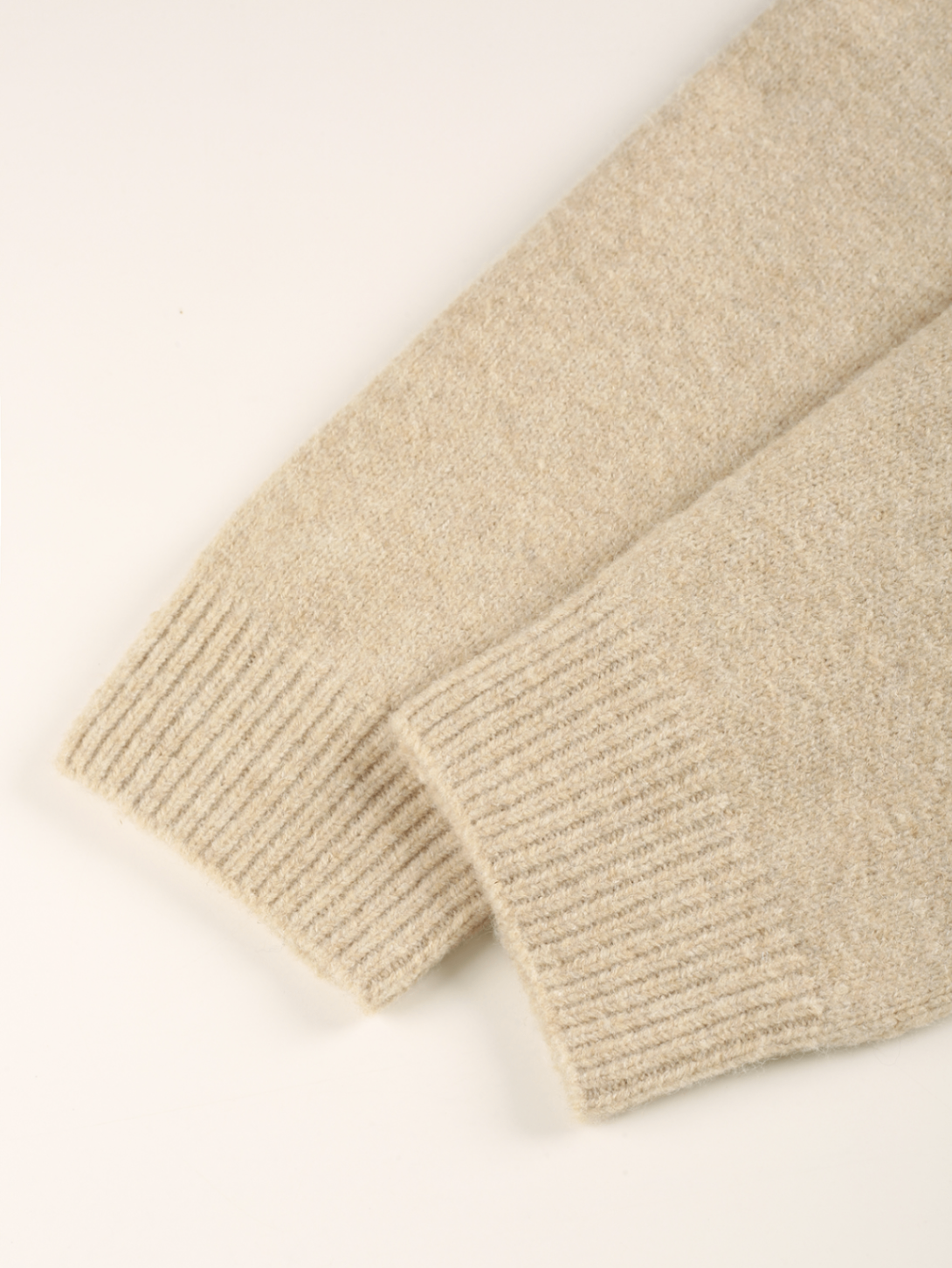 Oversized Crew Neck Button Knit Cardigan Women Soft Puff Sleeve Sweater Coat