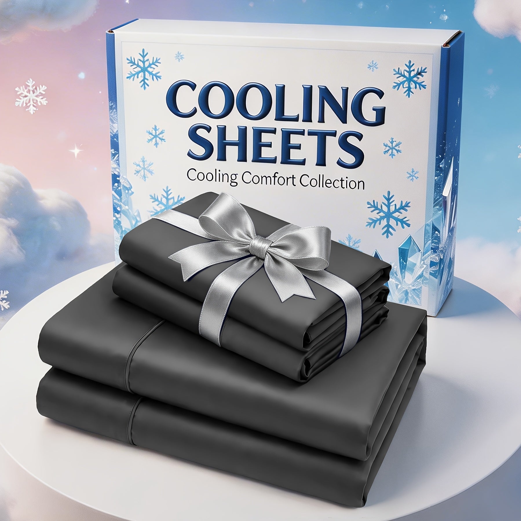 Extra Deep Pocket Bamboo Fiber Sheet Set – Breathable, Cooling, Wrinkle‑Free, Hypoallergenic, Ideal for Kids and Master Bedrooms