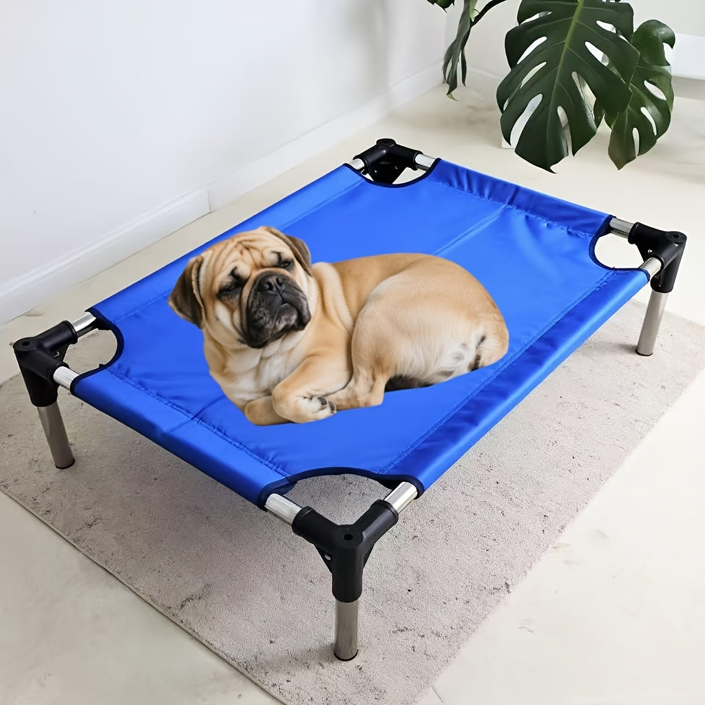 [Four Seasons Dog Bed] Four Seasons Dog Bed | Off Ground Mesh Mat | Iron Frame Universal Pet Nest For Small Large Dogs Thanksgiving Easter Christmas Halloween