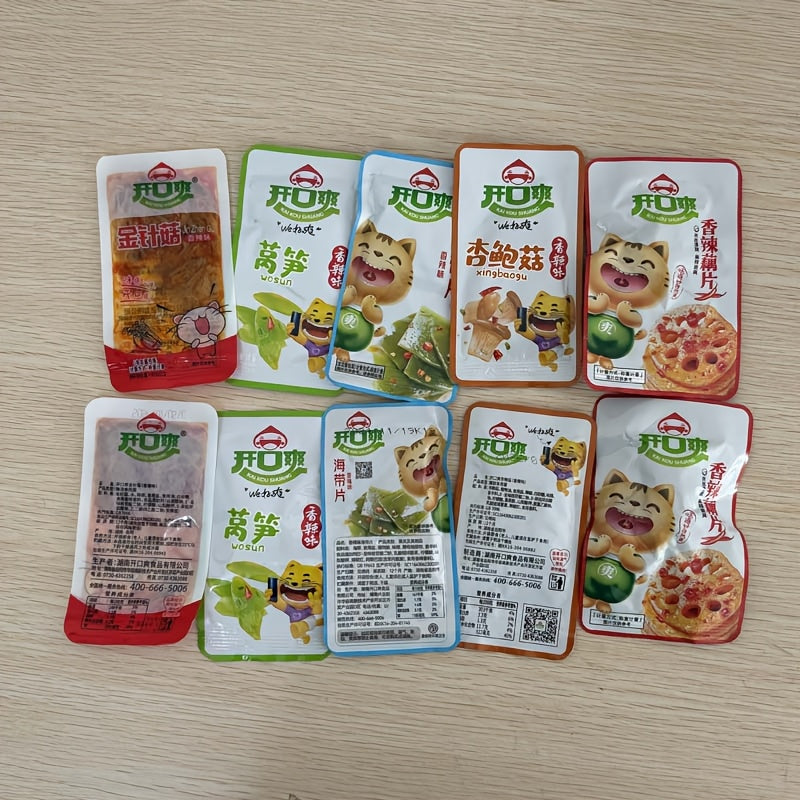 Spicy Crunchy Snack with Unique Texture
