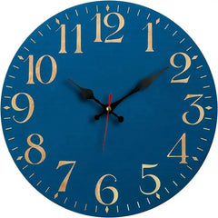 Personalized wooden wall clock with family photo