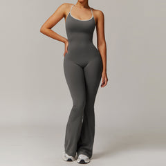 Women's Fashion Personality Sports Fitness Jumpsuit