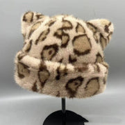 Warm Leopard Hat